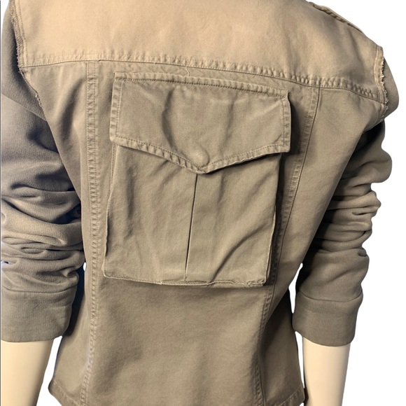 Mason’s Woman Rites Utility Military Green Jacket - Picture 2 of 8